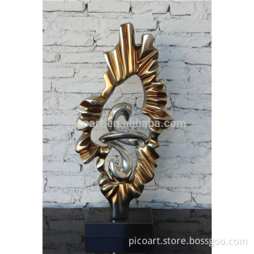 Modern blooming handmade sculpture